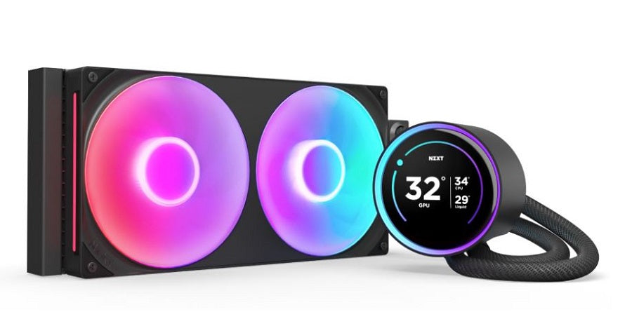 VENTILADOR P/CPU NZXT (RL-KR28E-B2) KRAKEN ELITE 280 RGB V2 LCD, 280MM, 20RPM,  NEGRO-5