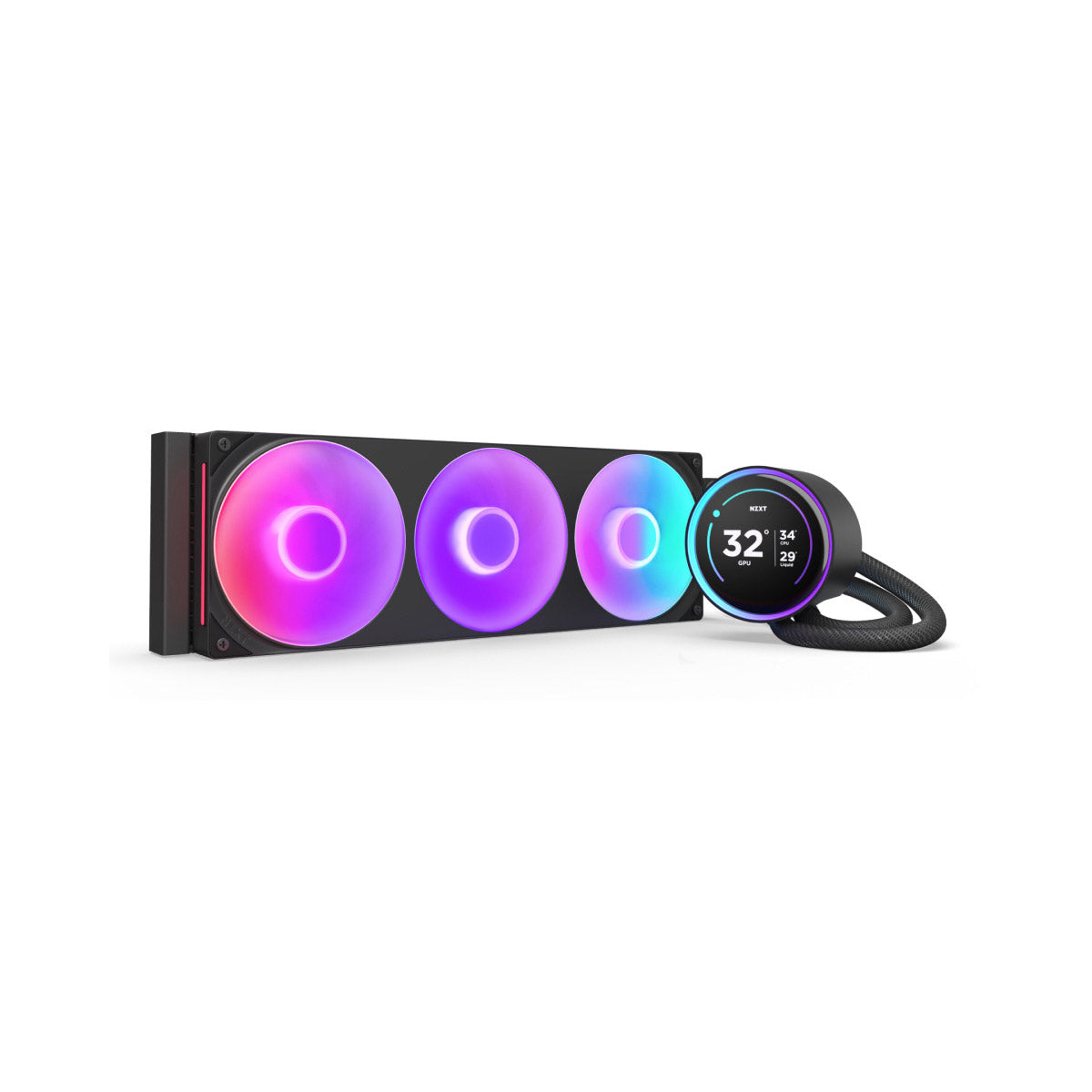 VENTILADOR P/CPU NZXT (RL-KR36E-B2) KRAKEN ELITE 360 RGB V2, NEGRO