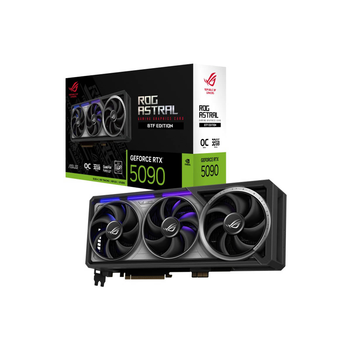 TARJETA DE VIDEO ASUS ROG ASTRAL RTX5090 O32G BTF GAMING