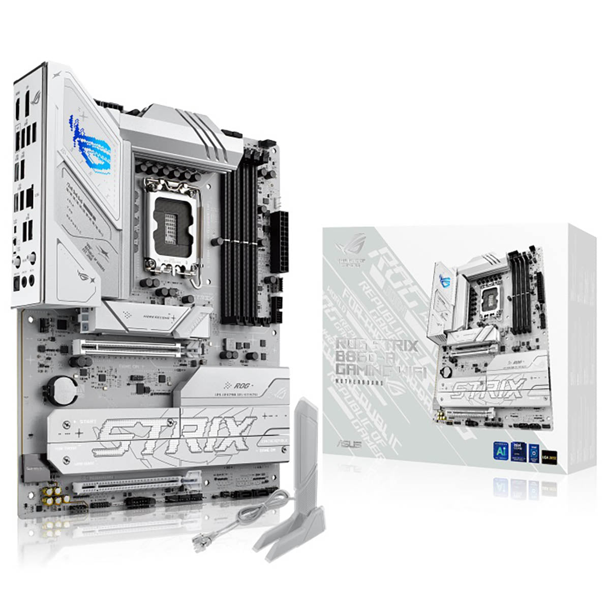 MOTHERBOARD ASUS (ROG STRIX B860-A GAMING WIFI) SOCKET 1851, 4*DDR5,HDMI, DP, 1*USB4,WIFI7,ATX-1