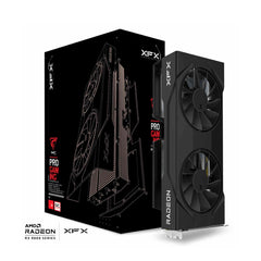 TARJETA DE VIDEO XFX (RX-96TSW16BQ) SWIFT RX9060XT OC,16GB GDDR6,1900MHZ,2*DP,HDMI,2*FAN,NEGRO-2