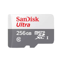 MEMORIA MICROSD SDXC SANDISK 256GB (SDSQUNR-256G-GN6TA) ULTRA, UHS-1, CL10, C/ADAPTADOR