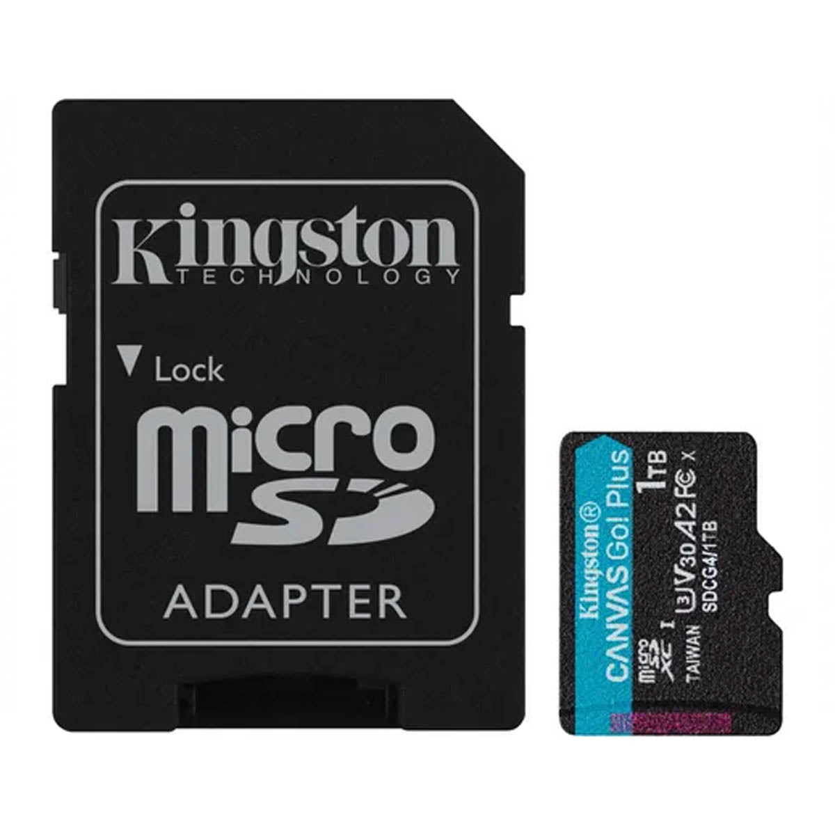 MEMORIA MICROSD SDXC KINGSTON 1TB (SDCG4/1TB) CANVAS GO PLUS GEN4,UHS-I,3U,V3,A2 CL10,C/ADAPTADOR