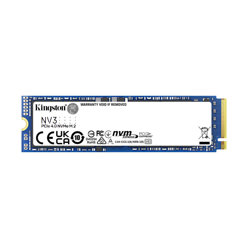 UNIDAD SSD M.2 KINGSTON 2TB (SNV3S/2000G) NV3, PCIE 4.0, NVME, 2280-2