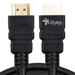 CABLE STYLOS (STACHD3B) HDMI MACHO - HDMI MACHO, 2 METROS, NEGRO, EN BOLSA-1