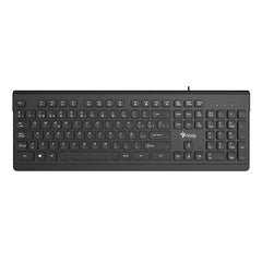 TECLADO ALAMBRICO STYLOS (STPTEC6B) MEMBRANA, 104 TECLAS, USB, NEGRO-1
