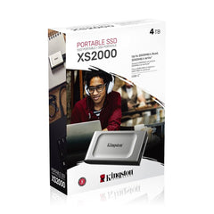 UNIDAD SSD EXTERNO KINGSTON 4TB (SXS2000/4000G) XS2000, USB 3.2 TIPO C, NEGRO/PLATA-2