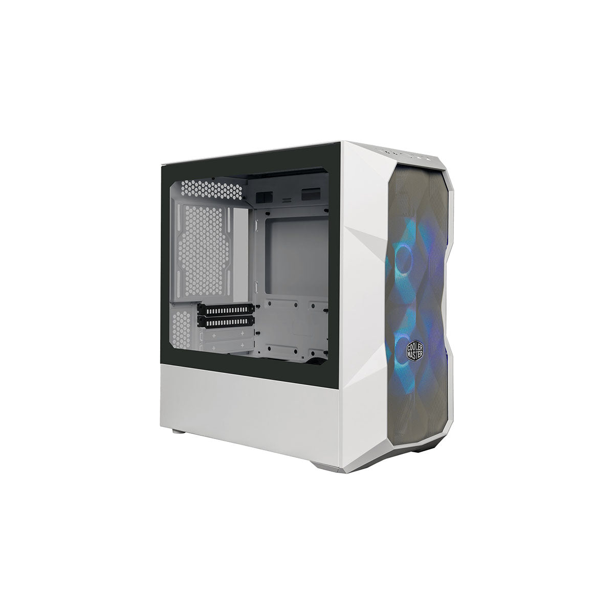 GABINETE COOLER MASTER (TD300-WGNN-S00) TD300 MESH,BLANCO,DUAL FANS CF120MM ARGB,MINI TORRE,S/FUENTE-1