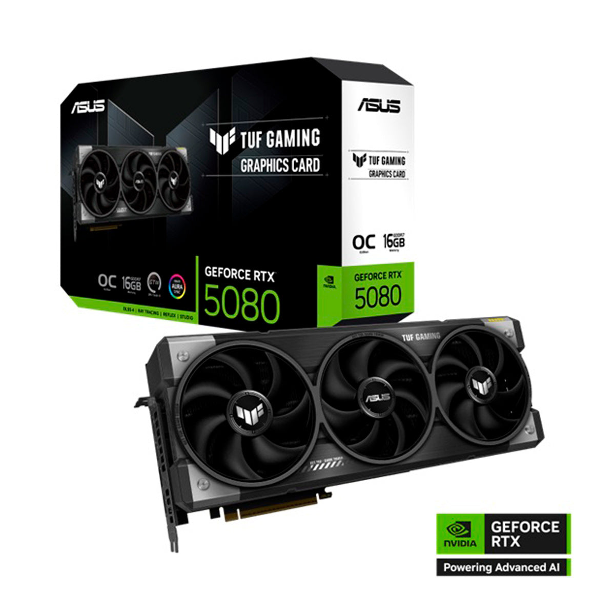 TARJETA DE VIDEO ASUS TUF RTX5080 O16G GAMING