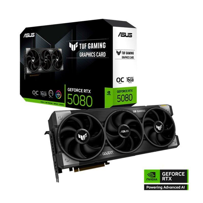 TARJETA DE VIDEO ASUS TUF RTX5080 O16G GAMING