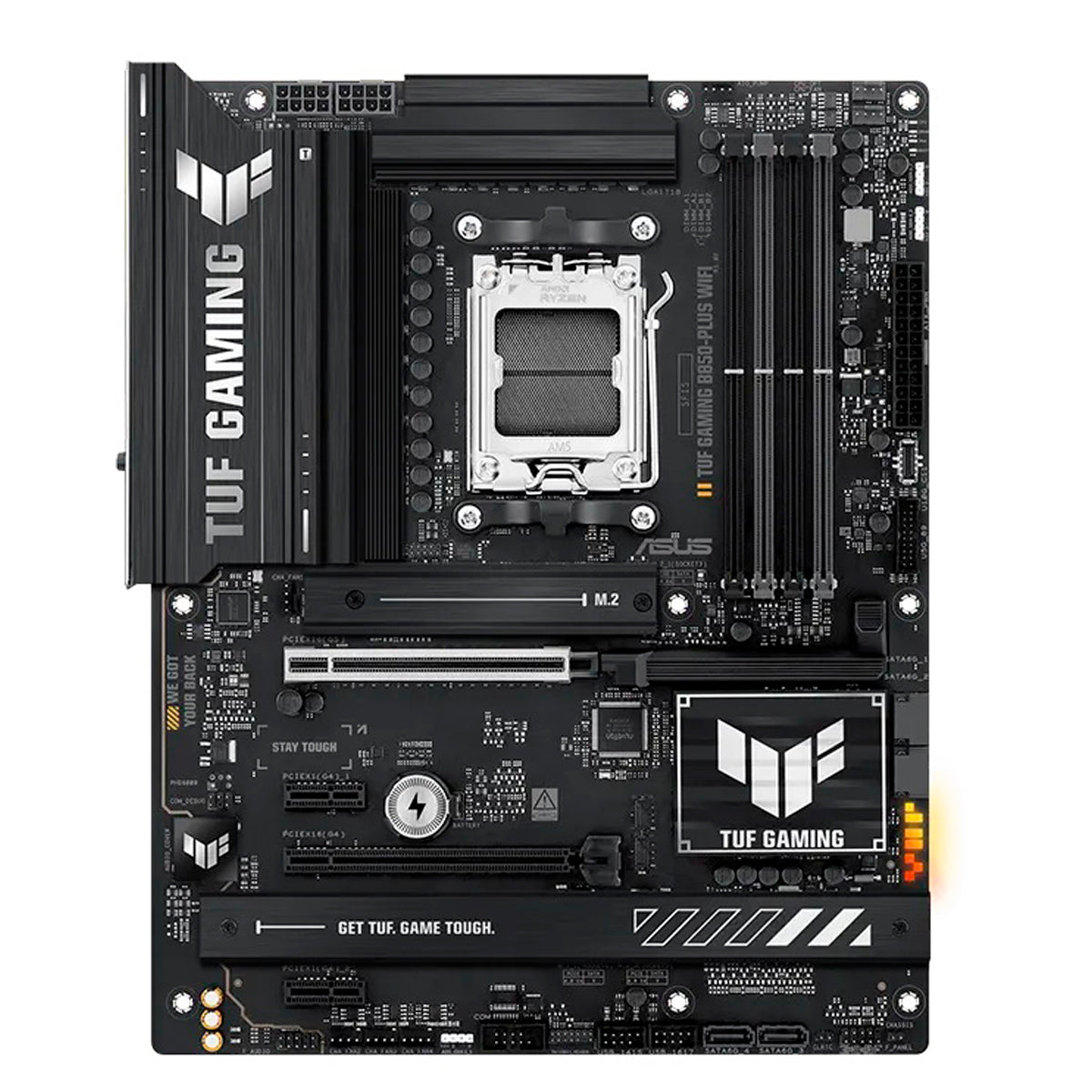 MOTHERBOARD ASUS (TUF GAMING B850-PLUS WIFI) SOCKET AM5,4*DDR5,HDMI,DP,PCIE-5.0,WIFI7,ATX-1