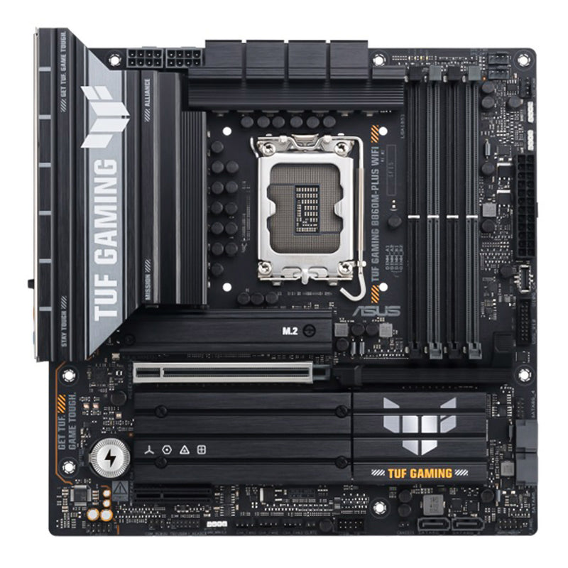 MOTHERBOARD ASUS (TUF GAMING B860M-PLUS WIFI) SOCKET 1851 15A,4*DDR5,HDMI,DP,PCIE-5.0,WIFI7,MICRO ATX-1