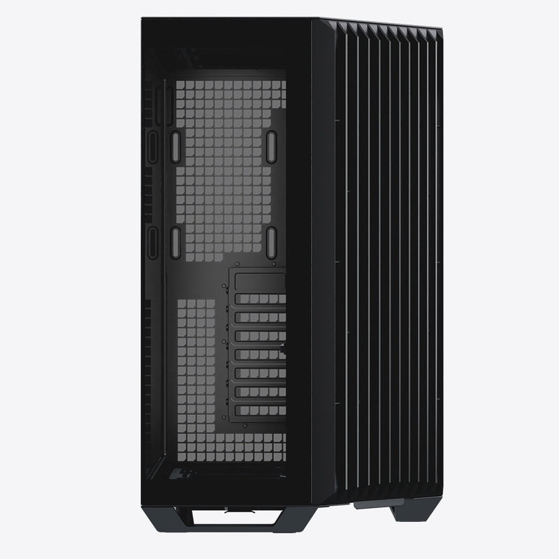 GABINETE APNX (V1-BK-V1) MEDIA TORRE, CRISTAL TEMPLADO, NEGRO