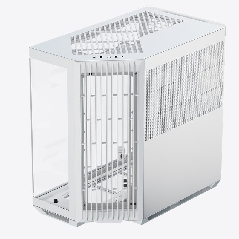 GABINETE APNX (V1-WT-V1) MEDIA TORRE, CRISTAL TEMPLADO, BLANCO