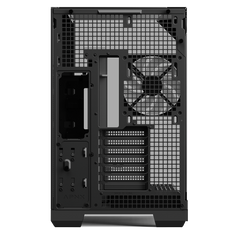 GABINETE APNX (V2-BK-V1) MEDIA TORRE, CRISTAL TEMPLADO, NEGRO