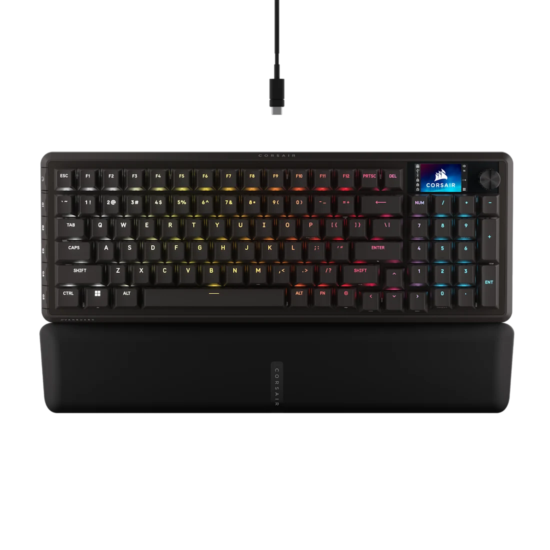 TECLADO MECANICO CORSAIR (CH-91E901E-NA) VANGUARD 96 MLX PLASMA