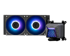 VENTILADOR P/CPU MSI (MAG CORELIQUID A15 240) ARGB,ENFRIAMIENTO LIQUIDO, 2 FAN, 2400MM, NEGRO-1