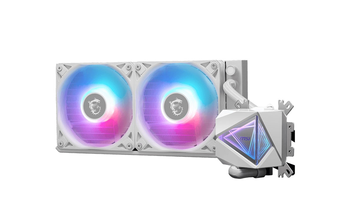 VENTILADOR P/CPU MSI (MAG CORELIQUID I240 WHITE) ARGB,240MM,SOCKET 1851,AM5,ENFRIAMIENTO LIQUIDO