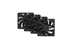 VENTILADOR P/GABINETE HYTE (FAN-HYTE-FA12-BB-4) FA12 120MM PWM FAN 4 PACK,PITCH BLACK/NEGRO-4
