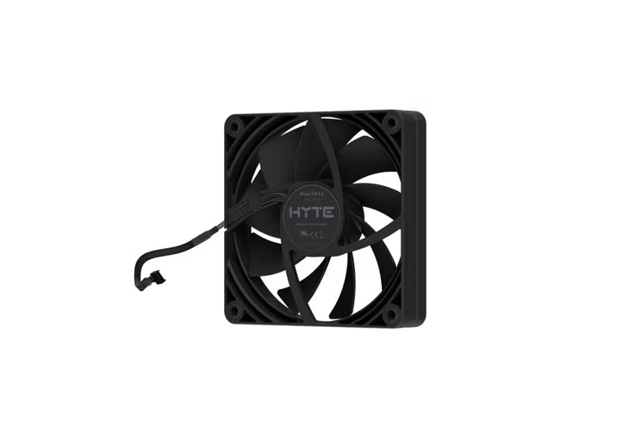 VENTILADOR P/GABINETE HYTE (FAN-HYTE-FA12-BB-4) FA12 120MM PWM FAN 4 PACK,PITCH BLACK/NEGRO-5