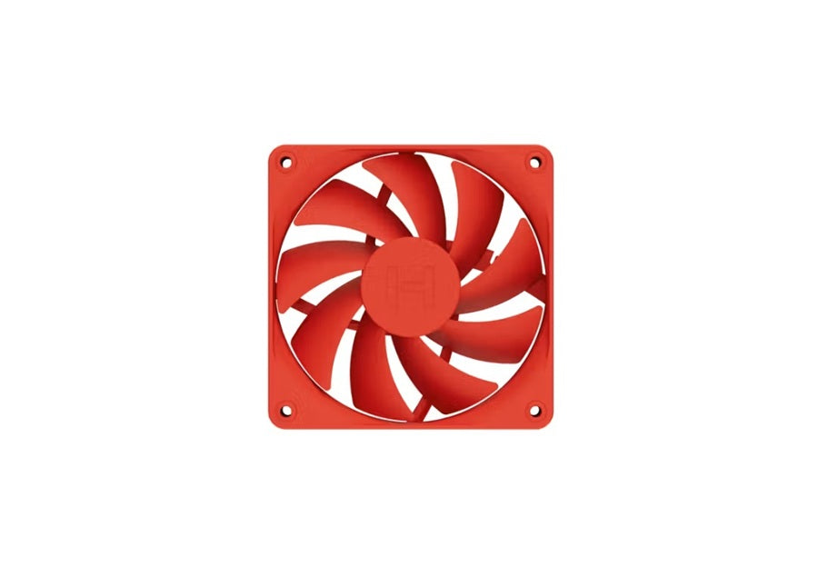 VENTILADOR P/GABINETE HYTE (FAN-HYTE-FA12-RR-4) FA12 120MM PWM FAN 4 PACK,WILD CHERRY/ROJO