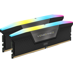 MEMORIA DIMM DDR5 CORSAIR (CMH64GX5M2B5200C40) 64GB (2X32GB) 5200MHZ VENGEANCE RGB NEGRO-1