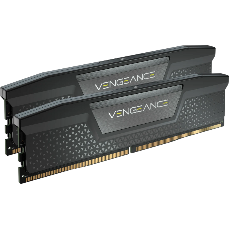 MEMORIA DIMM DDR5 CORSAIR (CMK16GX5M2B5200C40) 16GB 5200MT/S (2X8GB) VENGEANCE, PCB NEGRO, 1.25-1