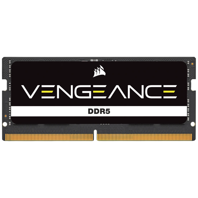 MEMORIA SODIMM DDR5 CORSAIR (CMSX8GX5M1A4800C40) 8GB 2800MT/S (1X8GB) NEGRO, 1.1V-1