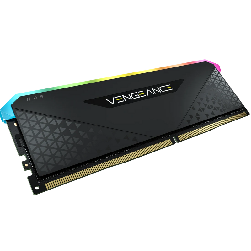 MEMORIA DIMM DDR4 CORSAIR (CMG16GX4M1E3200C16) 16GB 3200MHZ VENGEANCE RGB RS NEGRO CL16-1