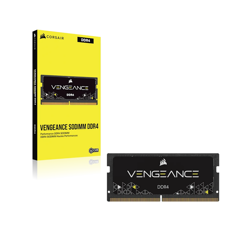 MEMORIA SODIMM DDR4 CORSAIR (CMSX8GX4M1A3200C22) 8GB 3200MHZ (1X8GB)VENGEANCE,NEGRO CL22-3