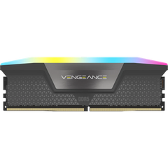 MEMORIA DIMM DDR5 CORSAIR (CMH16GX5M1E6000Z36) 16GB 6000MT/S (1X16GB) VENGEANCE RGB, AMD EXPO, INTEL XMP, NEGRO 1.35V-1