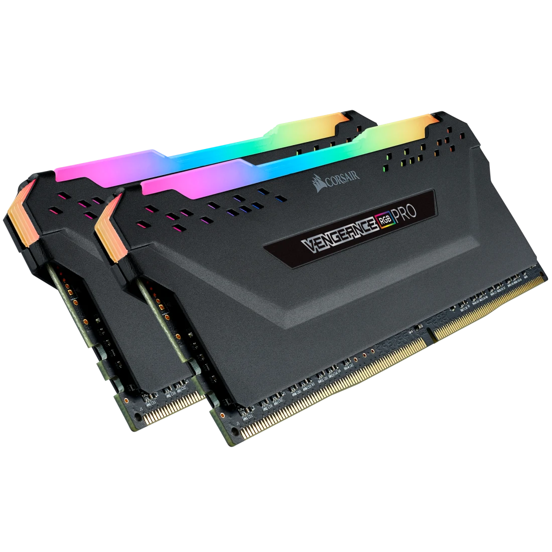 MEMORIA DIMM DDR4 CORSAIR (CMW16GX4M2C3200C16) 16GB 3200MHZ (2X8GB) VENGEANCE RGB PRO NEGRO CL16