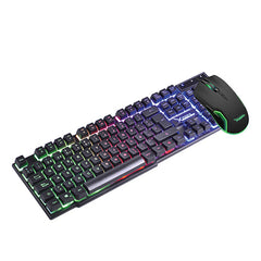 KIT TECLADO Y MOUSE XZEAL (XSKTALRW1B) ALAMBRICO, MOUSE 6 BOTONES, 3200DPI, NEGRO, RETROIL