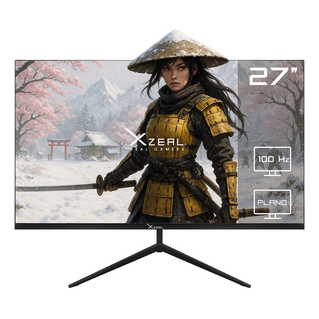 MONITOR LED XZEAL 27" (XSMO278B) XST590-1, 1920*1080 FHD, 100HZ, 5MS, VGA, HDMI,NEGRO