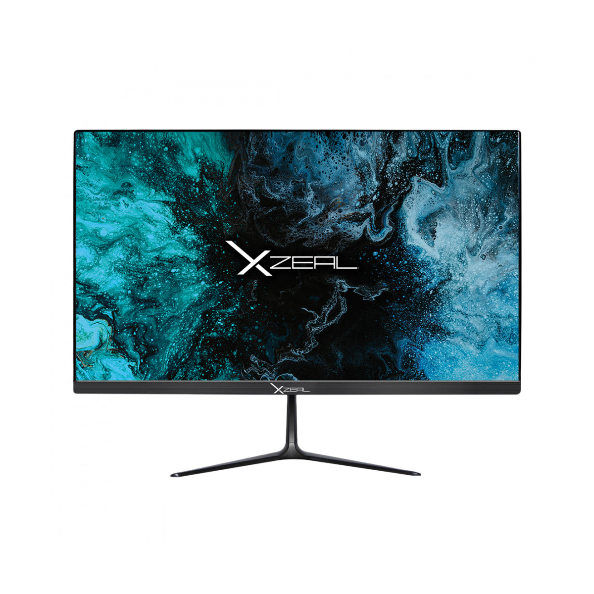 MONITOR LED XZEAL 23.8" (XSPMG04B) 1920*1080 FULL HD, PLANO, 75HZ, 5MS, VGA, HDMI, NEGRO-1