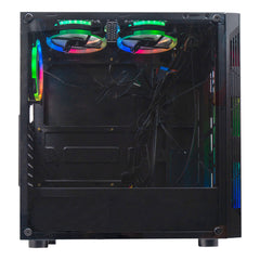 GABINETE XZEAL (XZCGB03B) XZ120, ATX, CRISTAL, 3*VENT RGB, SIN FUENTE, NEGRO-1