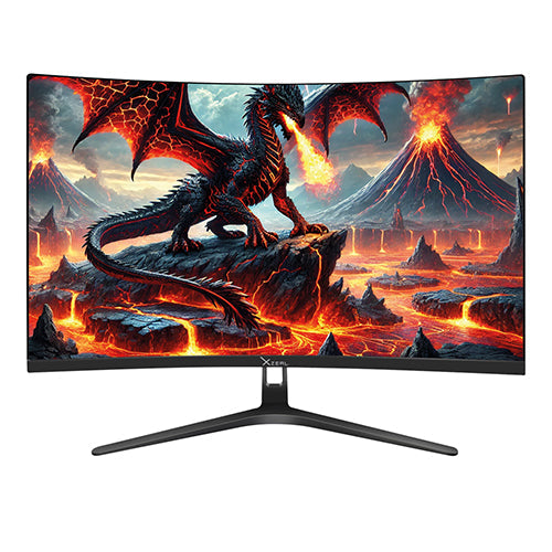 MONITOR LED XZEAL 27" (XZMXZ47B) 1920*1080 FULL HD, CURVO, 180HZ, 1MS, DP,HDMI, NEGRO