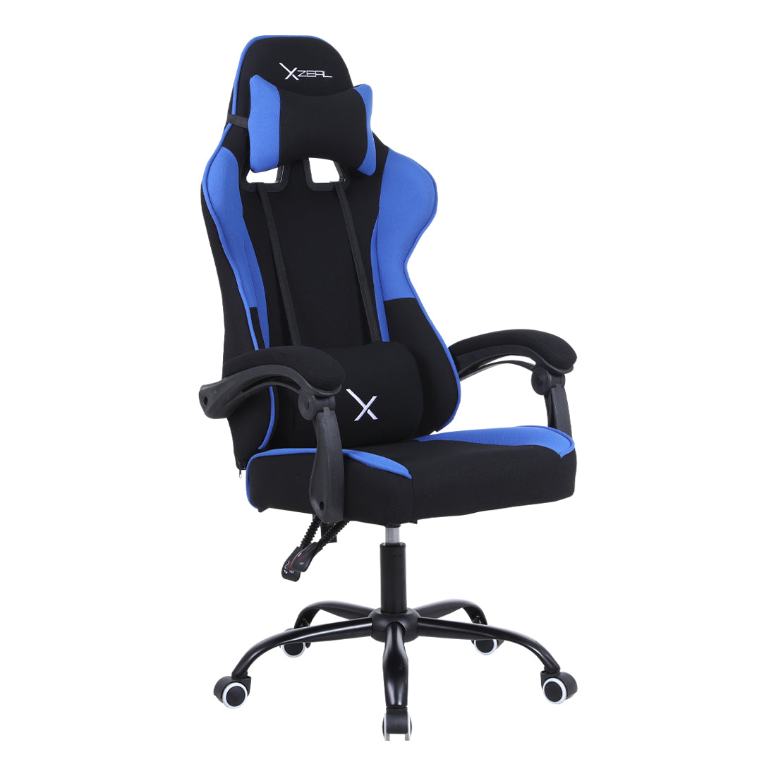 SILLA GAMER XZEAL (XZSXZ20A) TELA, RECLINABLE 140°,BRAZOS FIJOS,115KG,PISTON CLA.3,RGB,NEG