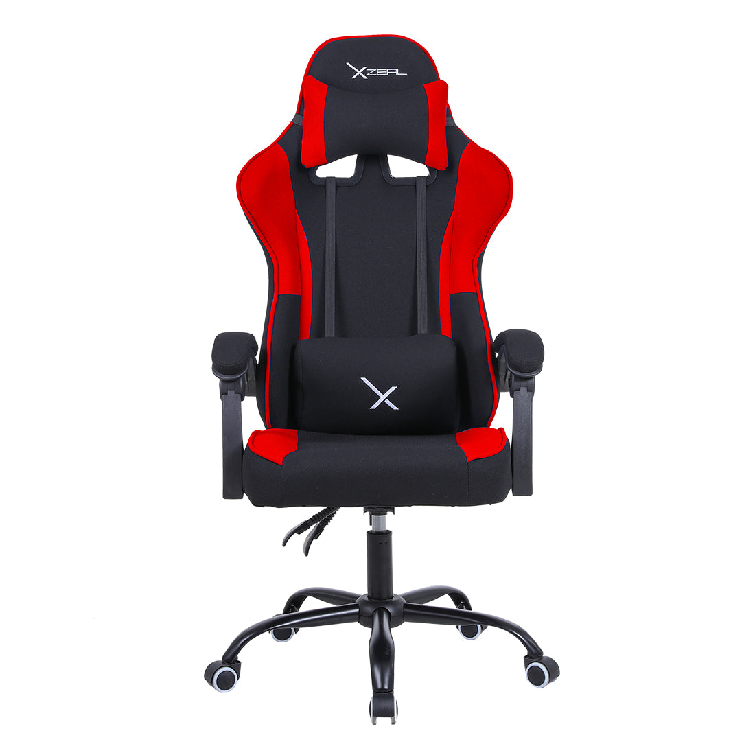 SILLA GAMER XZEAL (XZSXZ20R) TELA, RECLINABLE 140°,BRAZOS FIJOS,115KG,PISTON CLA.3,RGB,NEG