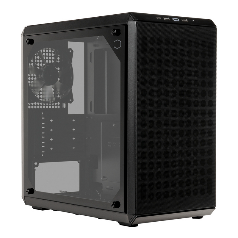 GABINETE COOLER MASTER (Q300LV2-KGNN-S01)MBQ300L V2 ARGB,M-ATX/MINI ITX,USB 3.2,1*FAN,S/FUENTE,NEGRO-2
