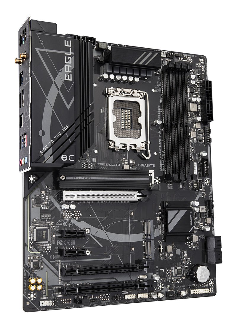 MOTHERBOARD GIGABYTE (Z790 EAGLE AX) SOCKET 1700,4*DDR5 5600MHZ,HDMI,DP,WIFI6E,BT 5.3,ATX