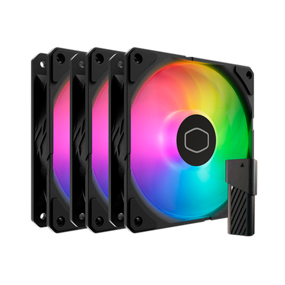 VENTILADOR P/GABINETE COOLER MASTER (MFX-B2DN-253P2-R2) SICKLEFLOW EDGE 120 ARGB 3-IN-1-1
