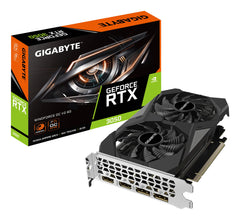 TARJETA DE VIDEO GIGABYTE (GV-N3050WF2OCV2-6GD) RTX 3050,GDDR6,PCIE 4.0,2*HDMI,2*DP,2 FAN
