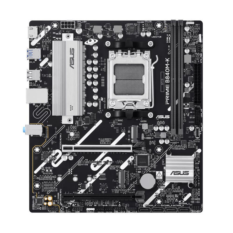 MOTHERBOARD ASUS (PRIME B840M-K) SOCKET AM5, 2*DDR5, HDMI, MICRO ATX