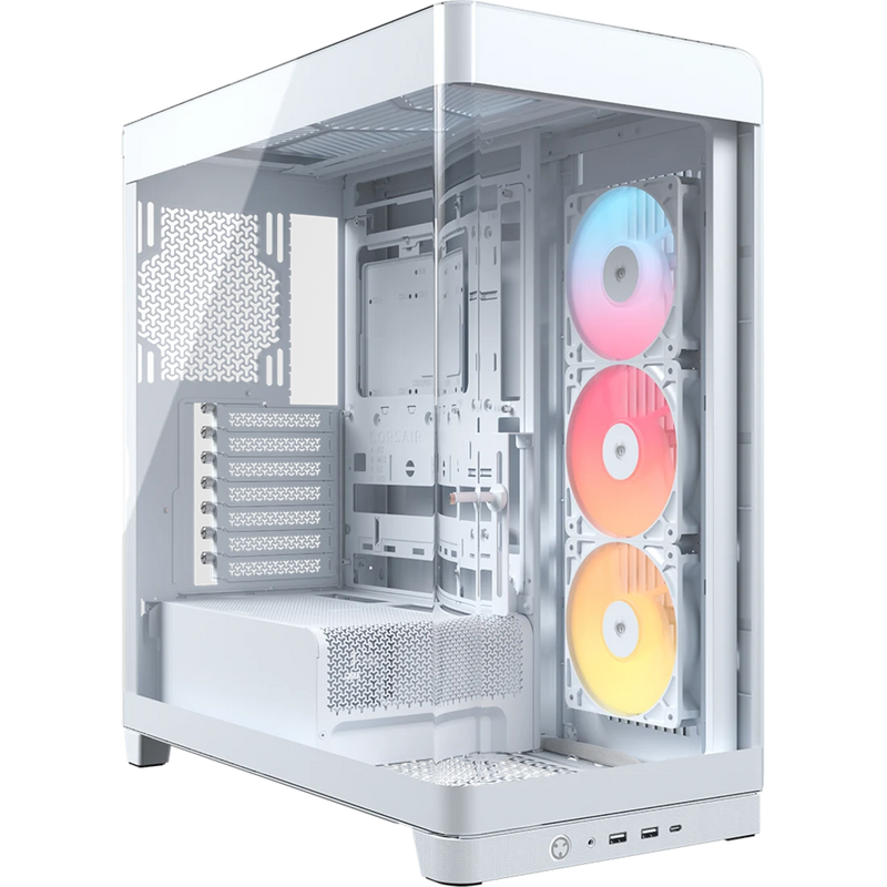 GABINETE CORSAIR (CC-9011315-WW) 4500X FRAME,BLANCO CRISTAL TEMPLADO MED-TORRE SIN FUENTE-1
