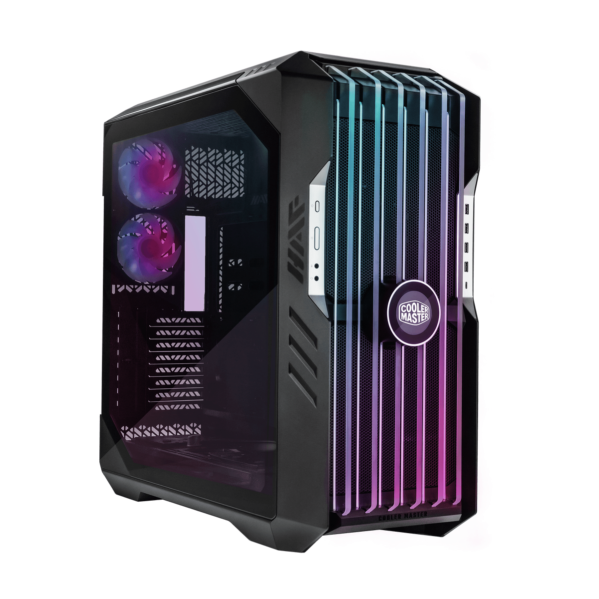 GABINETE COOLER MASTER (H700E-IGNN-S00) HAF700 EVO,VIDRIO TEMP,ARGB, E-ATX,2*FAN SF200 MM, S/FUENTE