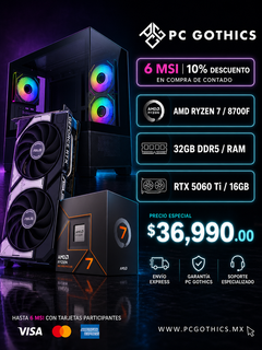 PC Cortex IA - Ryzen 7 8700F + 32 GB RAM DDR5 + 5060Ti 16 GB-1