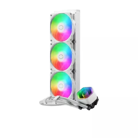 VENTILADOR P/CPU COOLER MASTER (MLW-D36M-A18PA-RW) MASTERLIQUID 360 CORE II ARGB,LGA 1851/AM5,BLANCO