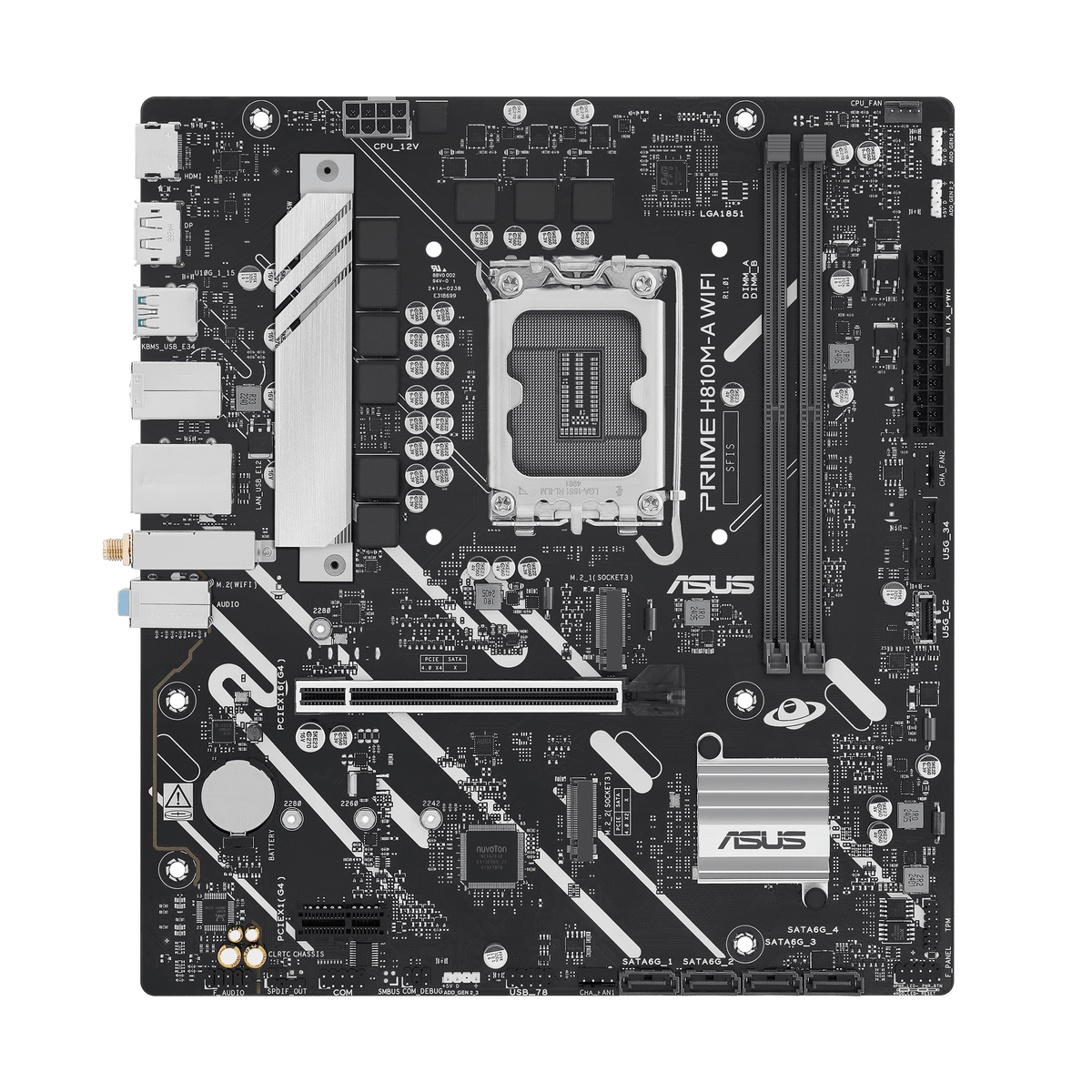 MOTHERBOARD ASUS PRIME H810M-A WIFI-CSM