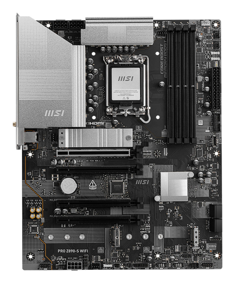 MOTHERBOARD MSI (PRO Z890-S WIFI) SOCKET 1851, 4*DDR5 9200, HDMI, DP, THUNDEBOLT, 4*M.2, A